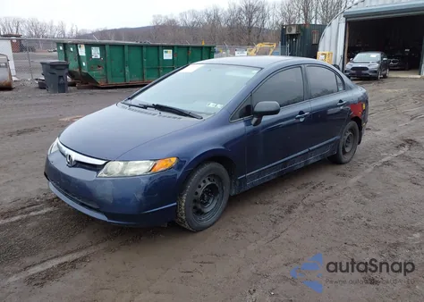 2007 Honda Civic Lx из США, поврежденный, VIN 2HGFA16537H512567